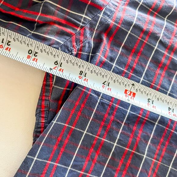 J. Crew Shirtings Washed Tartan Plaid Button Down Shirt Mens Medium 100 Cotton - Picture 7 of 8